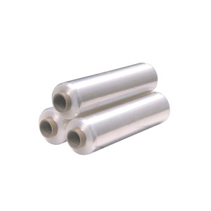 Yalanpack Precio de fábrica 50cm de ancho Película elástica a mano 500mm Película elástica de paleta Película de embalaje suave translúcida para industrial - Product Image 3