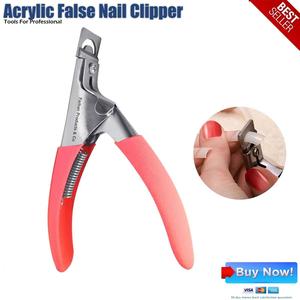 Precio al por mayor, cortadores de puntas de uñas acrílicas con revestimiento de Color titanio, cortaúñas postizas, cortadores de puntas acrílicas, cortador de bordes de puntas de uñas - Product Image 2