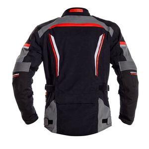 New Arrival Men's Motorbike <b>Canvas</b> <b>Jacket</b> with Stand Collar and Front Logo-Hooded Quick Dry & Breathable - Product Image 4