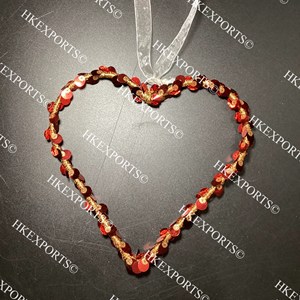 Adornos colgantes de estrella de Navidad hechos a mano con cuentas multicolores Decoración festiva para el hogar para el árbol de Navidad - Product Image 4