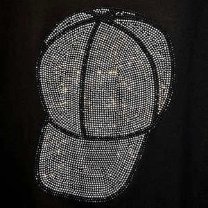 Nuevo diseño de camisetas de diamantes de imitación para hombres Street-Wear moda impresa transpirable hombres camisetas de diamantes de imitación - Product Image 4