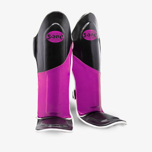 Conception personnalisée Protège-tibias imperméables de qualité pour la boxe Kick Protection professionnelle en cuir synthétique personnalisée Sécurité sportive - Product Image 3