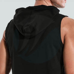 New Arrival Spring Cotton Blended <b>Sleeveless</b> Gym <b>Hoodies</b> for <b>Men</b>-Breathable & Quick Dry - Product Image 6