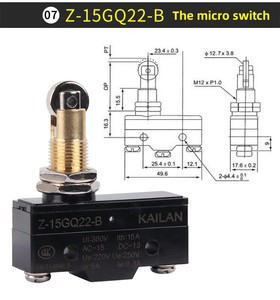Z-15GW22-B 240V Micro-interrupteur PLC Modbus, interrupteur de fin de course, boîtier métallique, interrupteur de commande industriel pour équipement de levage - Product Image 6
