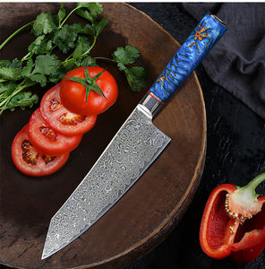 Cuchillo de Chef de 7 Pulgadas, 67 Capas de Acero de Damasco, Cuchillos de Cocina con Mango de Resina - Product Image 4