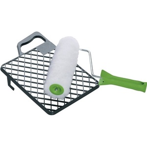 Vestan 180mm Width 20mm Pile Height 43mm Core Diameter <b>Paint</b> <b>Roller</b> Set with Scraper Grid NLLE Product Brushes - Product Image 1