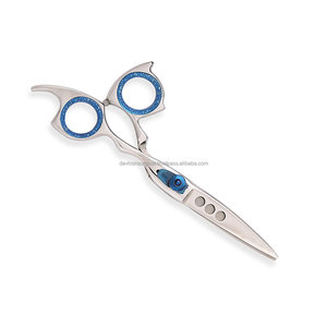 CISEAUX DE COUPE DE PRÉCISION PROFESSIONNELS POUR COIFFEURS, EN ACIER INOXYDABLE, AVEC VIS DE RÉGLAGE FIN, POUR SALON ET USAGE DOMESTIQUE, MARQUE DAVICON - Product Image 5