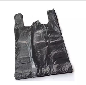 Bolsas de basura de camiseta negra, bolsas de basura de cocina, bolsas de basura de alta calidad para venta al por mayor - Product Image 2