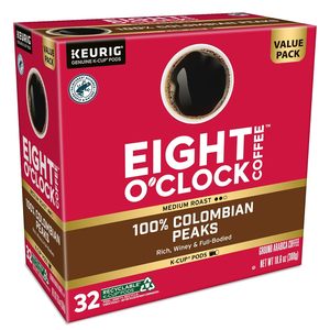 Café Eight O'Clock Colombian Peaks en Cápsulas Individuales Keurig K-Cup, Tueste Medio, 32 Unidades - Product Image 5