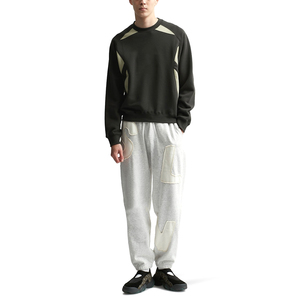 เสื้อสเวตเตอร์ & เสื้อมีฮู้ดสำหรับผู้หญิงคอกลมแขนยาวโอเวอร์ไซส์ผ้าฝ้าย100% ขนแกะกันน้ำผลิตตามสั่ง - Product Image 1