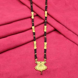 Bán buôn 24K Micro vàng Quảng Cáo & <span class=keywords><strong>Ruby</strong></span> đá dài mặt dây chuyền <span class=keywords><strong>mangalsutra</strong></span>, đồ trang sức cưới truyền thống Ấn Độ, quảng cáo thời trang <span class=keywords><strong>mangalsutra</strong></span>. - Product Image 5