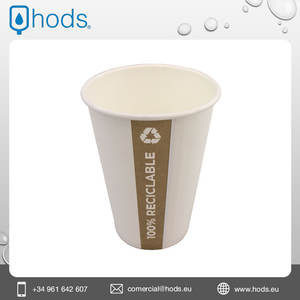 Proveedor genuino que vende 100% vasos de papel reciclables de 210 ml con Polietilen interno para servir bebidas frías y calientes - Product Image 2