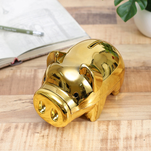 Tirelire décorative portable en plastique de haute qualité Lucky Gold pour adultes et enfants, décoration d'intérieur mignonne et cadeau porte-bonheur fabriqué en Corée - Product Image 6