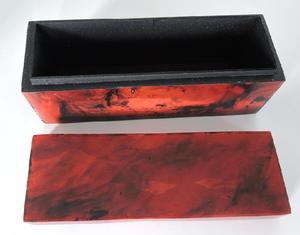 Estilo europeo madera y resina hecho a mano pulido de alta calidad tipo de regalo joyero caja de regalo embalaje de joyería - Product Image 1