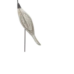 Par de estatuillas de pájaros artificiales, artesanías decorativas de Metal, modelos de exhibición de jardín de pájaros personalizados, suministro de decoración de eventos de La India - Product Image 5