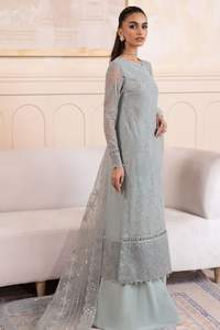 Meilleur 3 pièces en mousseline de soie pour femmes indiennes pakistanaises légères de haute qualité fête Salwar Kameez dernière conception vêtements de mode mariage - Product Image 5