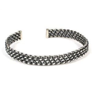 Unisex 925 Sterling Silver Twisted Wire Bracelet Fine <b>String</b> Jewelry - Product Image 4