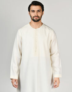Thobe islamique à manches longues pour hommes confortable Arabian Jubba à prix raisonnable avec service OEM - Product Image 6