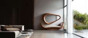 Espejo de Pared Ovalado de Madera Más Vendido para Baño, Decoración de Sala de Estar y Adornos de Pared, Disponible para Exportación - Product Image 3