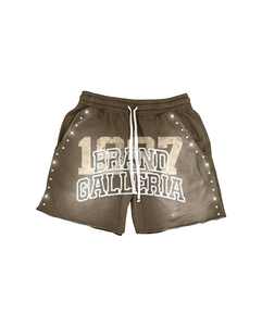 Pantalones cortos de algodón para hombre, ropa informal personalizada con cordón estampado, vintage, lavado, corto, con diamantes de imitación, bolsillo lateral corto - Product Image 6