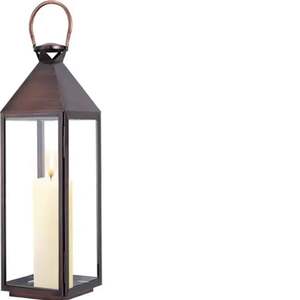 Linterna de portavelas de metal decorativa de tendencia para uso festivo y decoración del hogar y la boda - Product Image 6