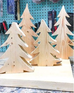 Adornos navideños de madera de diseño para decoración del hogar y adorno de árbol de Navidad - Product Image 5