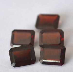 โกเมนธรรมชาติขนาดแปดเหลี่ยม3X5มม.-พลอยโกเมนสีแดงหลวมคุณภาพสูง - Product Image 3