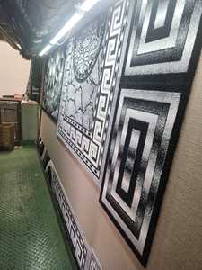 Alfombra Turca Adiva de Poliéster, Tejida a Máquina, con Pelo Largo, Acolchada, Reversible, Lavable y Antideslizante - Product Image 4