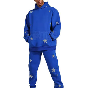 Trajes Deportivos Personalizados de Alta Calidad Más Vendidos para Hombre, Ropa Deportiva y de Moda, Trajes Deportivos con Pedrería para Hombre - Product Image 1
