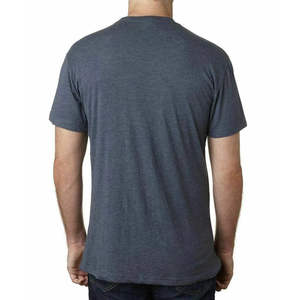 Hombres camisetas en blanco Verano Tri Blend tela 50 poliéster 25 algodón 25 rayón ligero transpirable manga corta proveedor - Product Image 4