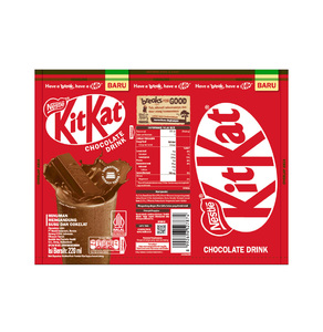 Boisson au chocolat KitKat authentique 220ml, prête à boire, au chocolat au lait, certifiée Halal, vente en gros, approvisionnement en vrac - Product Image 3