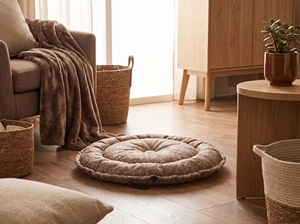 Cama Redonda Transformable para Mascotas (Textil) 72×72 - Product Image 5