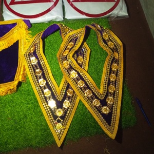 MASONIC REGALIA CUSTOM ORDER Delantal Con Collar Joya Rob - Product Image 5
