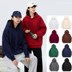 High Quality 500gsm Unisex 100% Cotton <b>Hoodies</b> <b>Oversized</b> <b>Fleece</b> for <b>Men</b> Wholesale Plain Dyed with Digital Printing for Winter - Product Image 3