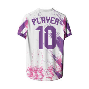 Camisetas de Fútbol Personalizadas para Hombre, Sublimadas, 100% Poliéster, Cuello Redondo, Media Manga, Tela de 180g, Transpirable, Ecológica, de Secado Rápido - Product Image 2