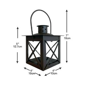 Farol Decorativo de Metal y Vidrio Hecho a Mano, Diseño Moderno y Duradero, para Cumpleaños, Pascua, Bodas, Última Llegada - Product Image 2