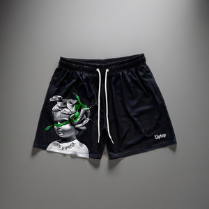 Nouveau été EE décontracté hommes et femmes short en maille basket-ball natation course sport polyester respirant sublimation shorts - Product Image 4