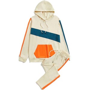 Conjuntos Deportivos de 2 Piezas con Diseño Personalizado y Servicio OEM en Colores Contrastantes: Sudadera con Capucha y Pantalones Deportivos para Entrenamiento y Jogging 2026 - Product Image 5