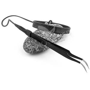 ตัวป้องกันที่ยึดแหนบขนตา,สายรัดข้อมือซิลิโคน,ปากคีบคร่อม,อุปกรณ์ต่อขนตา,สีชมพู - Product Image 6