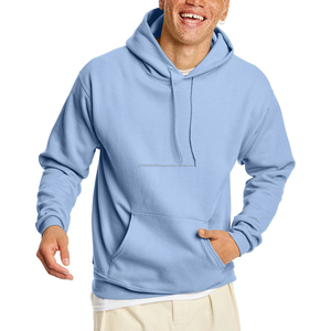 High Quality <b>Men</b> And Women <b>Black</b> Color Blank Pullover Hoodie With Kangaroo Pocket For Sale Hoodie - Product Image 1