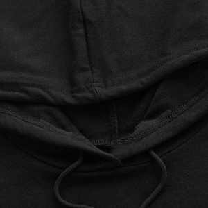 Top corto de algodón con capucha más vendido para mujer Diseño de logotipo personalizado Estilo de talla grande para ropa informal y de moda sudaderas con capucha para mujer - Product Image 6