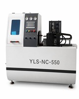 Scie à découper automatique à double séparation YLS-NC-550 pour aluminium, 550 mm, alimentation servo, pour atelier de fabrication de fenêtres et de portes