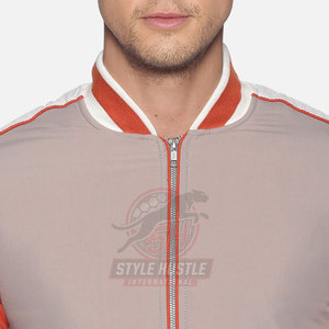Servicio OEM, Diseño con Logotipo Propio, Chaqueta Bomber para Hombre, Chaqueta Bomber de Alta Calidad y Moda para Hombre - Product Image 5