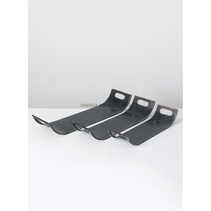 Plateau de service octogonal doré élégant avec base en miroir et poignées élégantes, parfait pour les divertissements et la décoration haut de gamme - Product Image 4