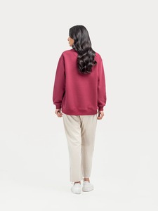 Pulls et sweatshirts d'hiver personnalisés pour femmes ODM Makers Tops en polyester stylés Fournisseurs vendeurs de mode de haute qualité en gros - Product Image 5