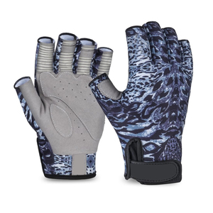 Guantes de Ciclismo con Palma Impresa por Sublimación, Medios Dedos, Transpirables, de Protección para Ciclismo, Proveedor de Guantes de Bicicleta - Product Image 6