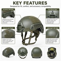 Casque tactique d'extérieur FAST ABS 3A pour adulte, nouvelle version améliorée Wendy, résistant à l'eau, système de suspension réglable, coussinets à mémoire de forme, luxe