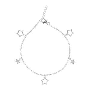Compre Tobilleras/Payals de Plata 925 100% Auténtica para Mujeres y Niñas, Estilo Lindo, Chapadas en Oro con Material de Oro de 14K y Diamante como Piedra Principal - Product Image 1