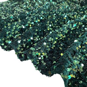 ผ้ากำมะหยี่หรูหราพร้อมการตกแต่งเลื่อมที่ประณีตเหมาะสำหรับแฟชั่นและงานฝีมือตอนนี้มีจำหน่ายแล้วจาก2024 hitjem - Product Image 3