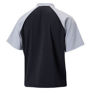 Veste de cage à manches courtes pour hommes, veste de cage de baseball et de softball hydrofuge, vestes de cage de baseball réglables à fermeture éclair sur le devant - Product Image 2